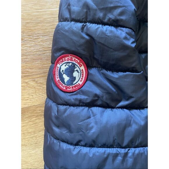 Rokka & Rolla Reversible Puffer Jacket Girl’s XL 14-16 Blue/Lavender Full Zip - Picture 12 of 16